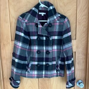 Vintage CAbi Plaid Double-Breasted Women's Jacket style 208